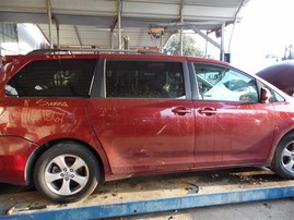 2011 Toyota Sienna LE Burgundy 3.5L AT 2WD #Z24567